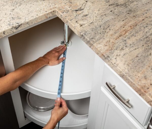 Grab high-quality Smooth Top Easy Line Lazy Susan Riat Kit - Easy to install, round, non-slip shelf line - Image 3