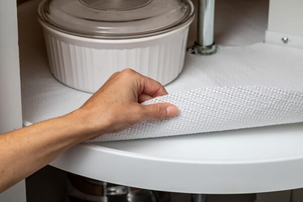 Grab high-quality Smooth Top Easy Line Lazy Susan Riat Kit - Easy to install, round, non-slip shelf line - Image 6