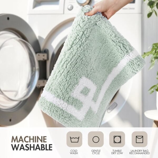 Buy recommended Madison Park Evan 100% Cotton Bathroom Rag Non-Slip Backing Luxury Tufted Plush Stuffed - Image 10