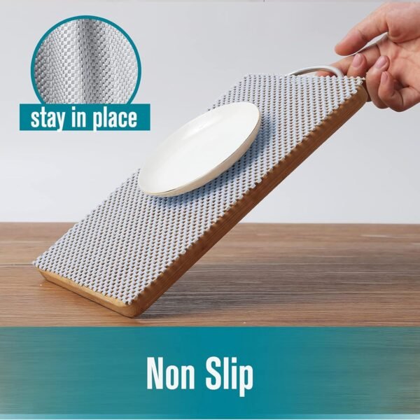 Buy the best Shelf rear, Non-adhesive roll drawer liner 12 inch x 20 feet, Non-slip grip Durable strong clean, Shelf line - Image 5