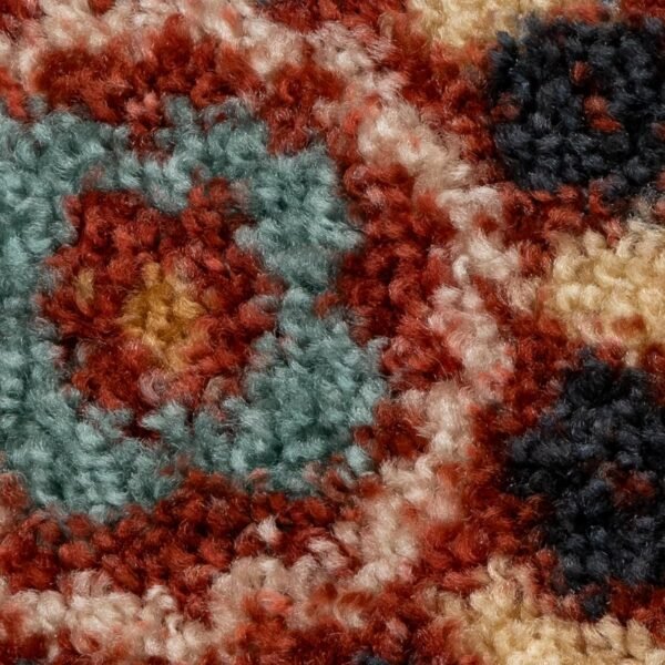 Explore high-quality Maple's Rug Regie Floral Kitchen Rug - Made in America - Washable, Non-slip Indoor Carpet, Foyer, Kitchen, Bathroom, 2'6 x 3'10, Merlot - Image 8