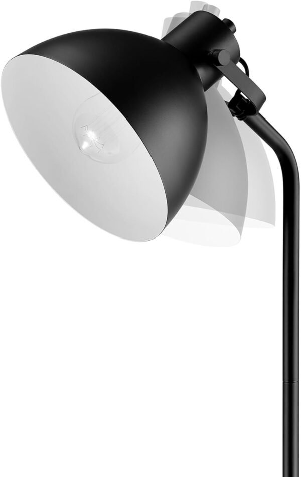 Order recommended Glove Electric 60" Floor Lamp, Matte Black, On/Off Floor Switch Socket, 6ft Black Code, Read Light, Bedroom, Living Room, Home Decor - Image 5