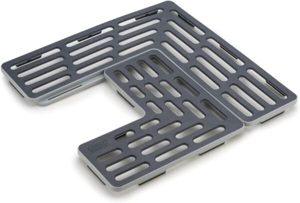 Grab recommended Joseph Joseph Sink Bar Adjustable Sink Protector Mat, Non-Slip, Grey - Image 2