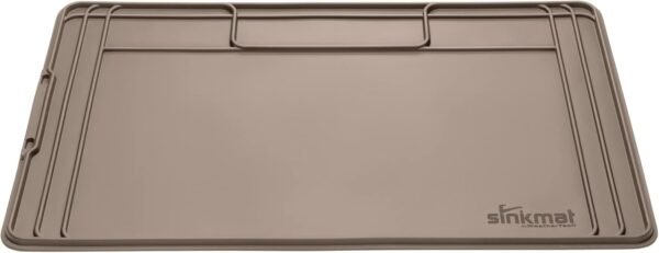 Order affordable weathertech sinkmat - Underwater water pressure under the sink for kitchen bathroom - 34 inch x 22 inch - Durable and flexible tray - Home Andink tissue must have, sunburn - Image 2