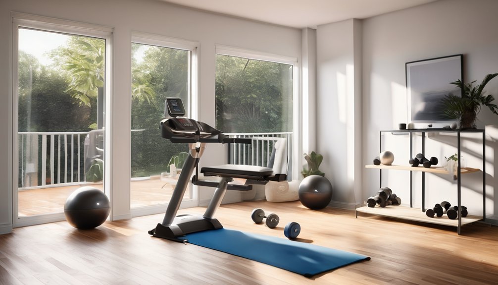 home workout equipment selection