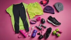 four word phrase plus size gym gear confidence