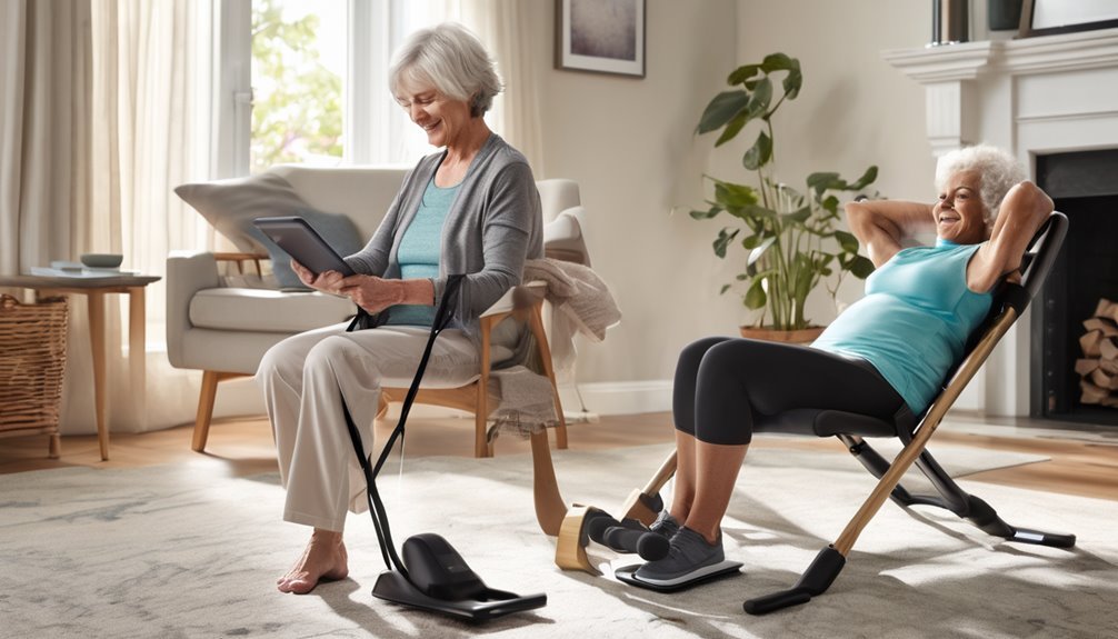 portable low impact adjustable senior gear