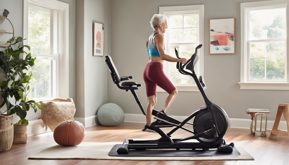 safe stable adjustable home gym setup