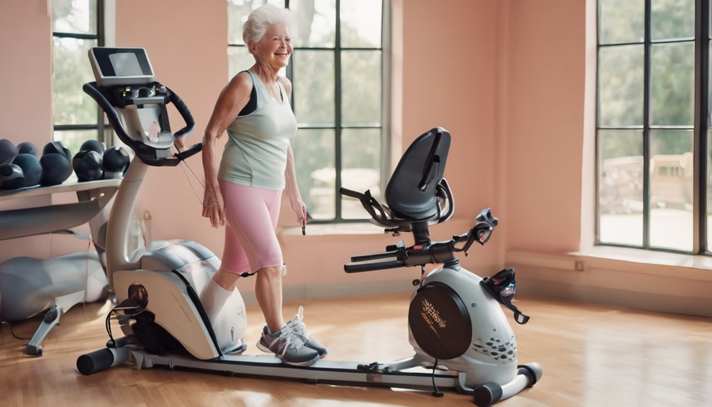 safe stable low impact adjustable equipment