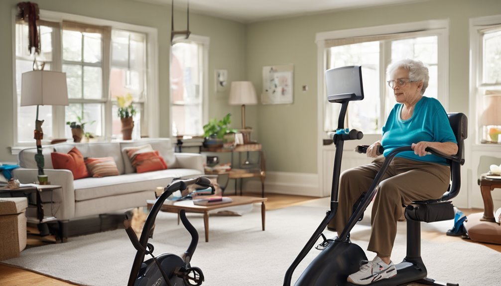 safety ease low impact home exercise for seniors