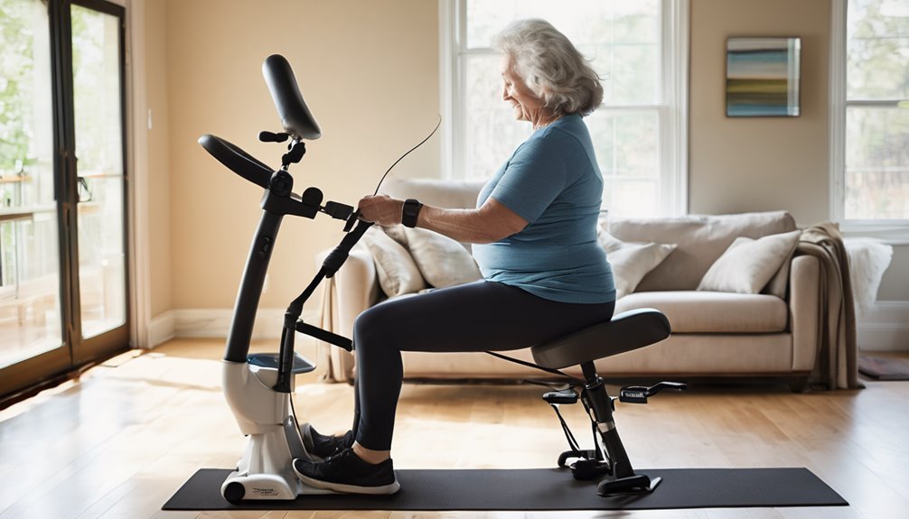 safety focused adjustable low impact equipment for elderly