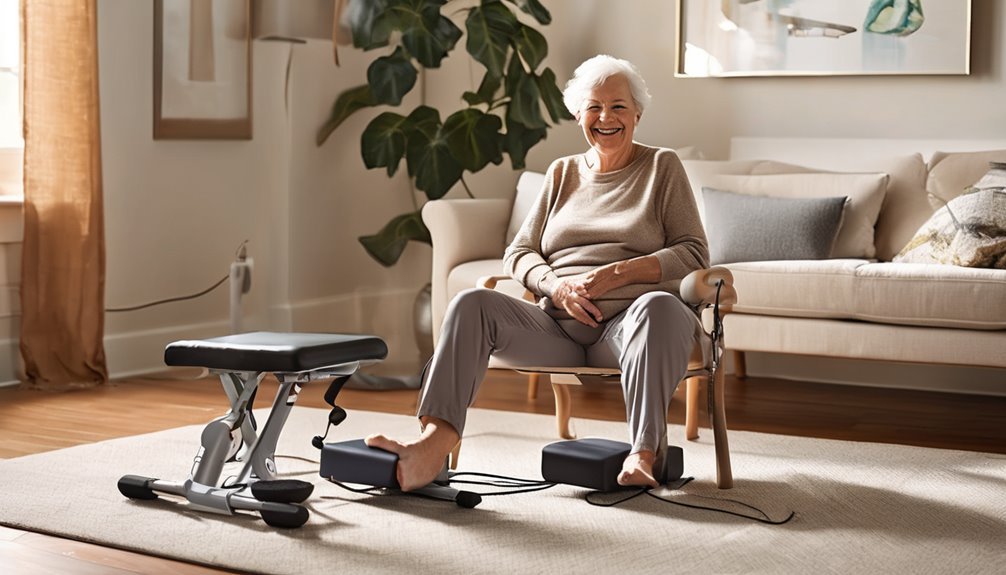 safety focused adjustable portable senior exercise gear