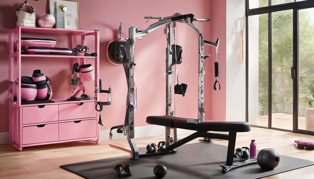 space efficient versatile home gym options